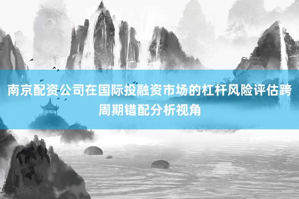 南京配资公司在国际投融资市场的杠杆风险评估跨周期错配分析视角